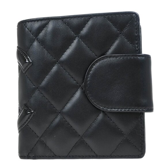 Chanel Black Calfskin Cambon Ligne Wallet 165555 - Picture 1 of 7